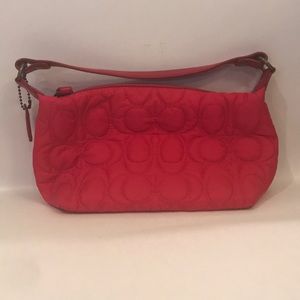 Tiny Hot Pink Coach Bag